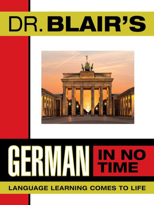 Title details for Dr. Blair's German in No Time by Robert Blair - Wait list